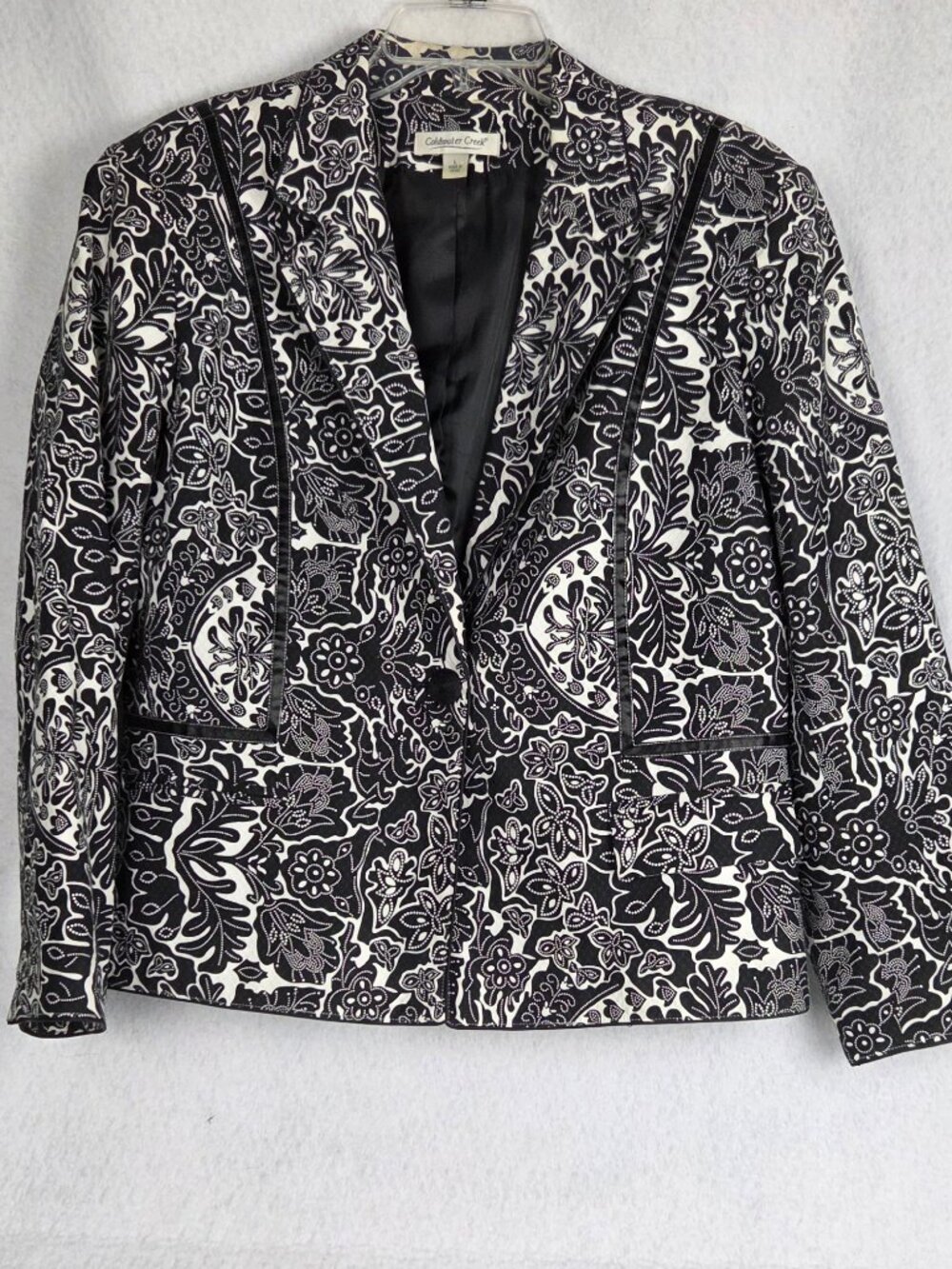 Coldwater Creek Jacket One Button Closure Size L
